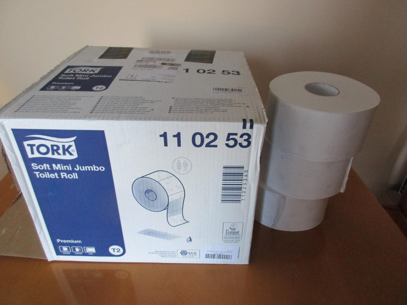 Tork 110255 Extra Soft Carta Igienica Mini Jumbo 12 Rotoli 3 Veli