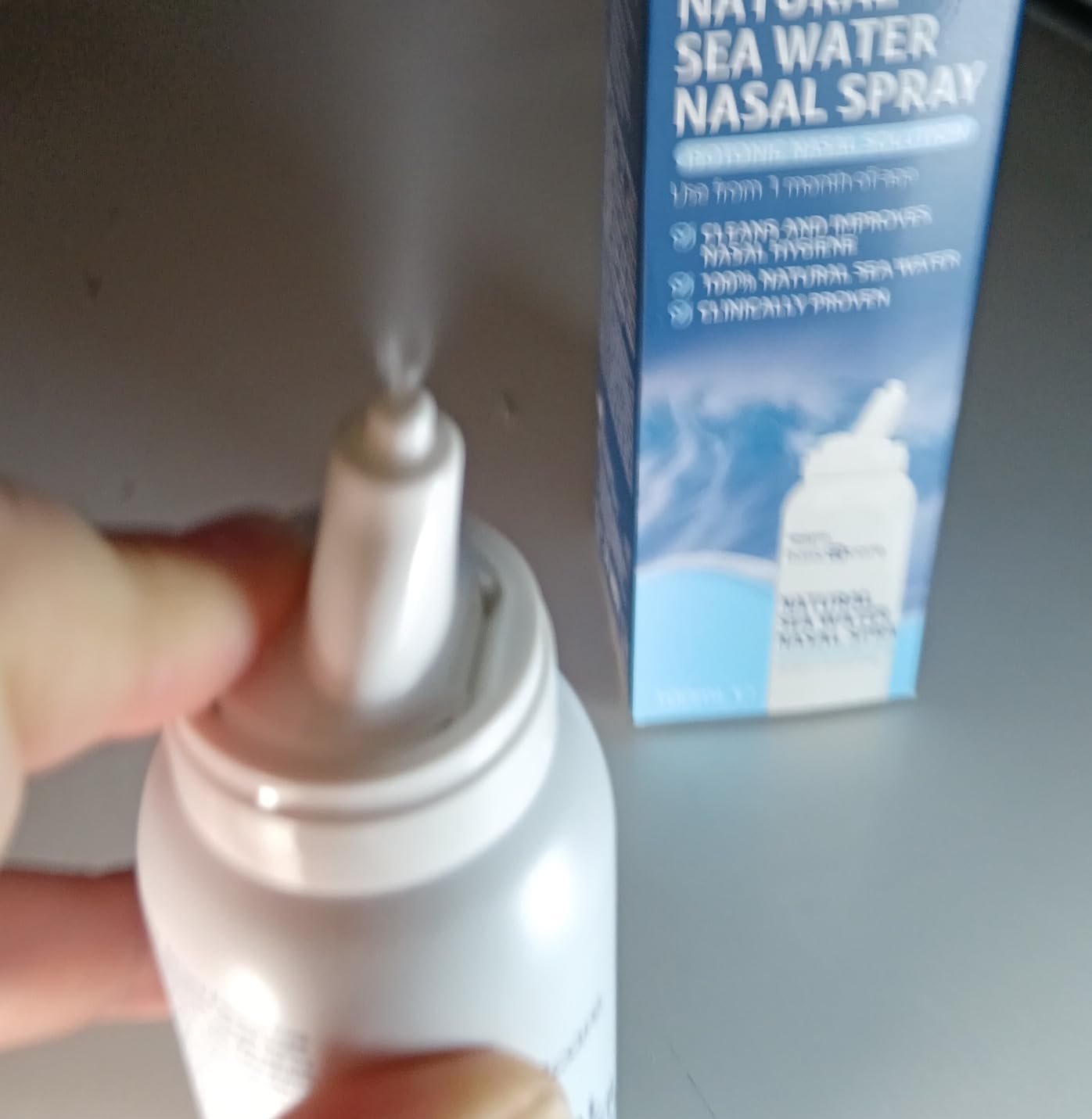 Amazon Basic Care Spray Nasale Acqua di Mare 100 ml Isotonico