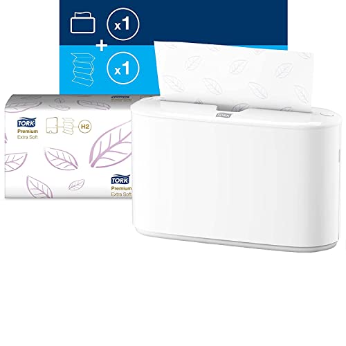 Tork H2 Dispenser Asciugamani + Ricarica 7x100 Extra Soft