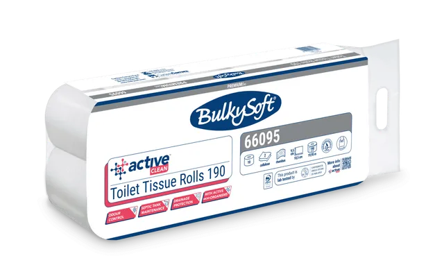 Bulkysoft Premium 190 Active Clean carta igienica rotoli