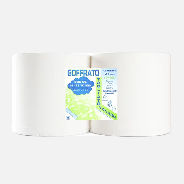 Cesa Carta Puretta Goffrata bobina industriale