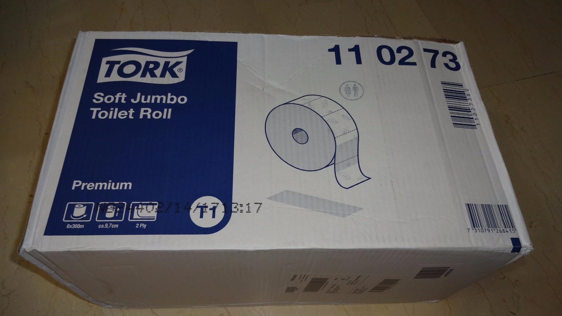 Tork 110273 Carta Igienica Jumbo 2 Veli 6 Rotoli 360 m