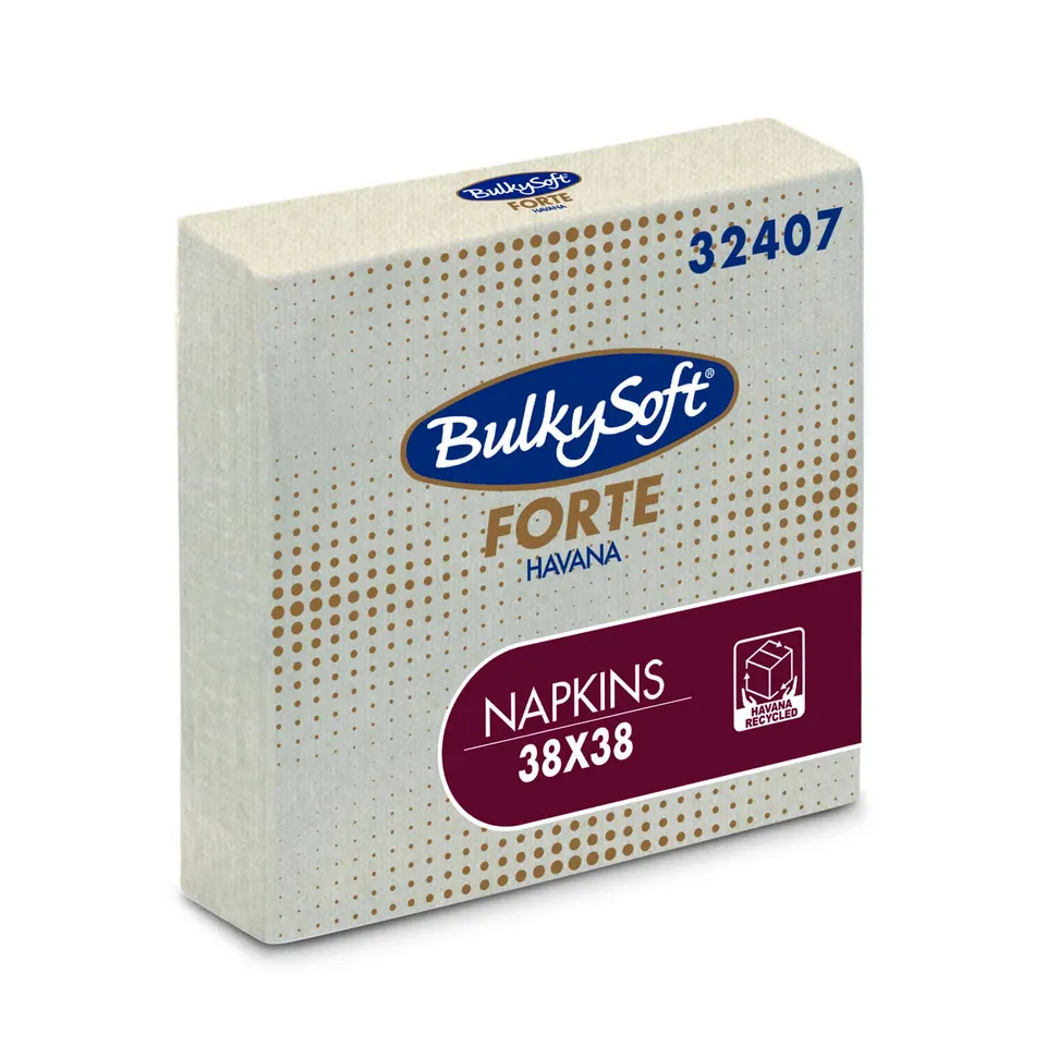 Bulkysoft Forte Havana Plus 38x38 tovagliolo avana 2 veli