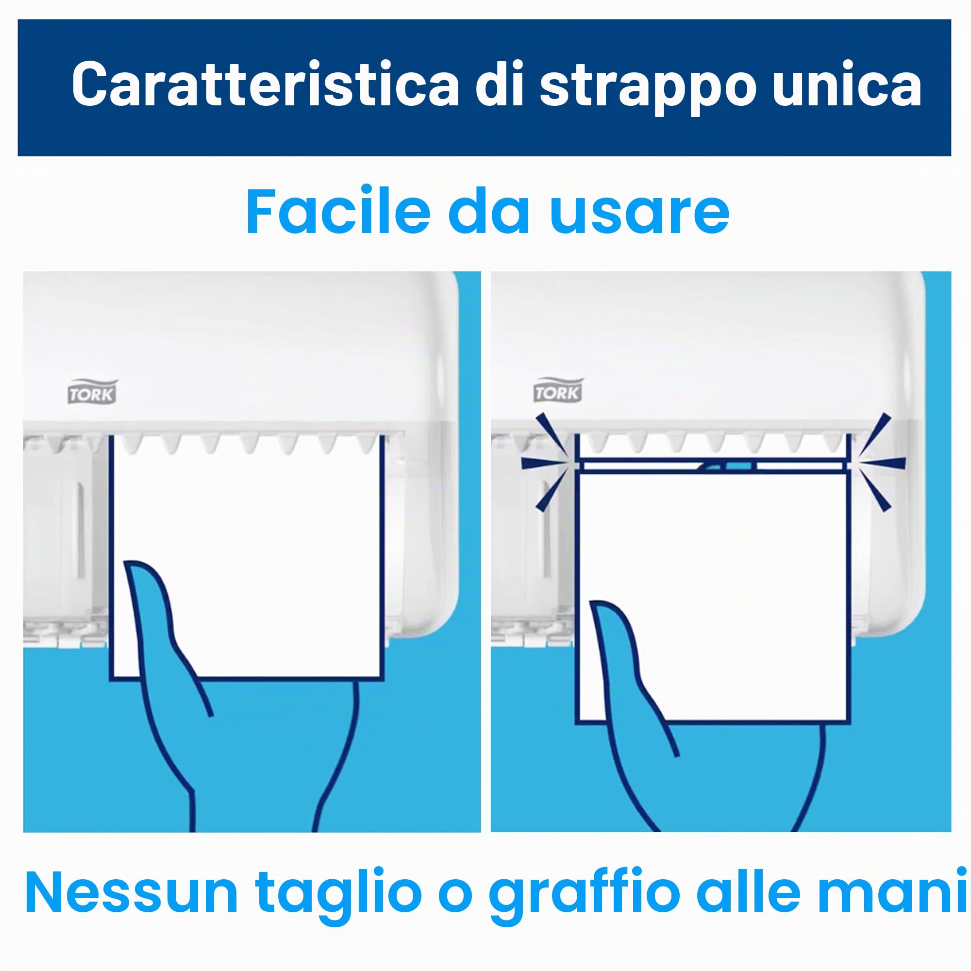 Tork Elevation 557000 dispenser carta igienica bianco