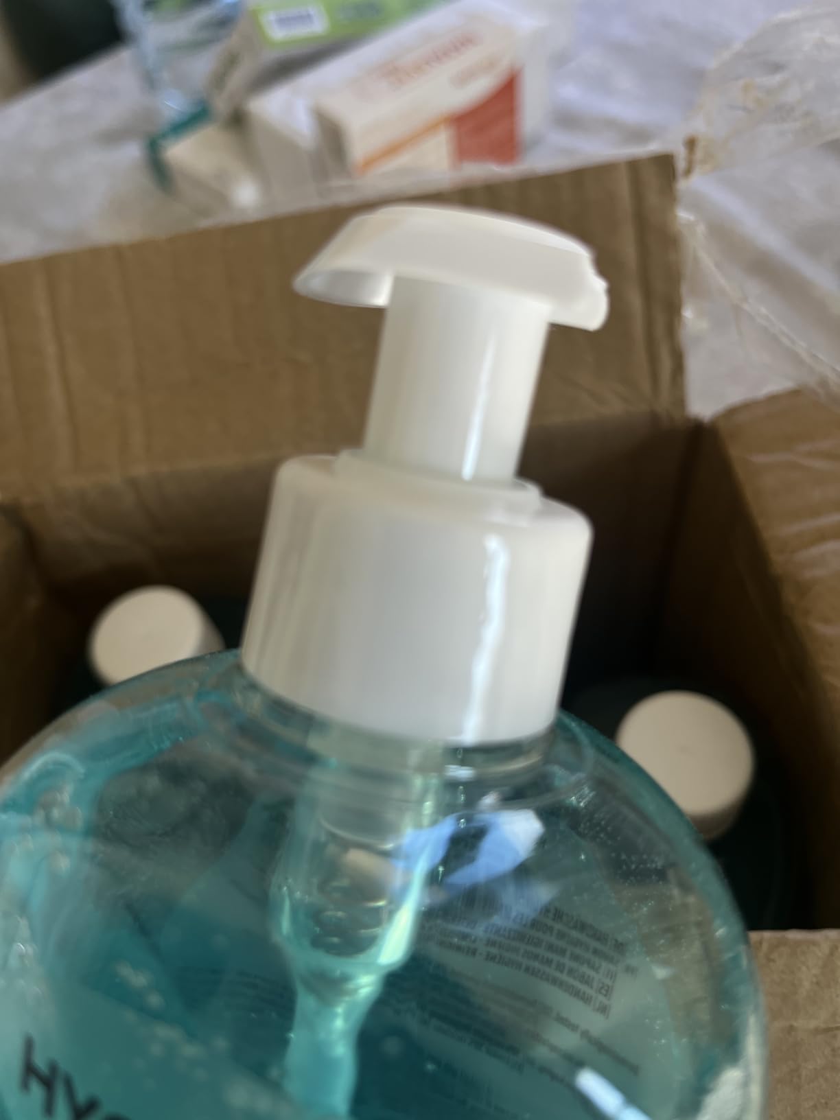 by Amazon Sapone Mani Liquido Limone e Menta 4x500 ml antiodore