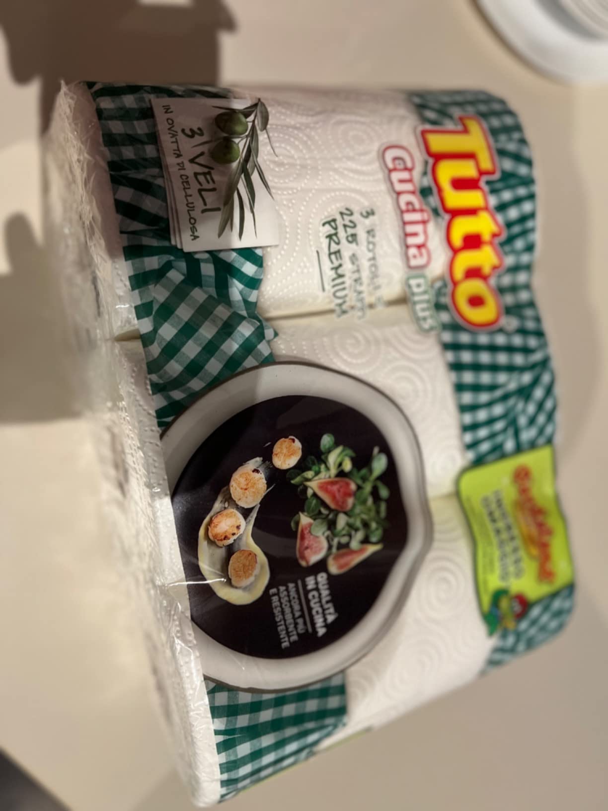Tutto Cucina Plus carta cucina 3 veli 30 rotoli x 75 strappi assorbente
