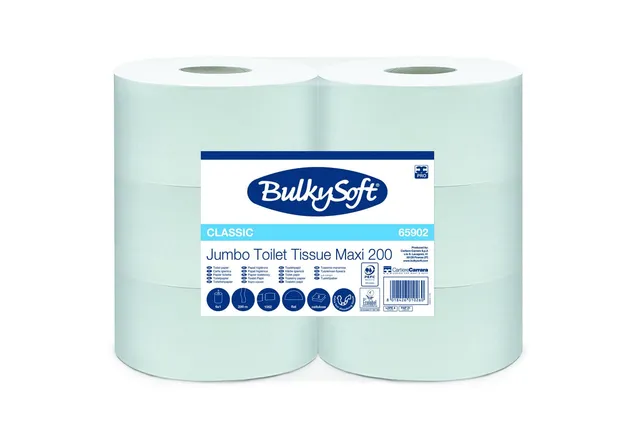 Bulkysoft Classic Maxi 200 carta igienica Jumbo 2 veli