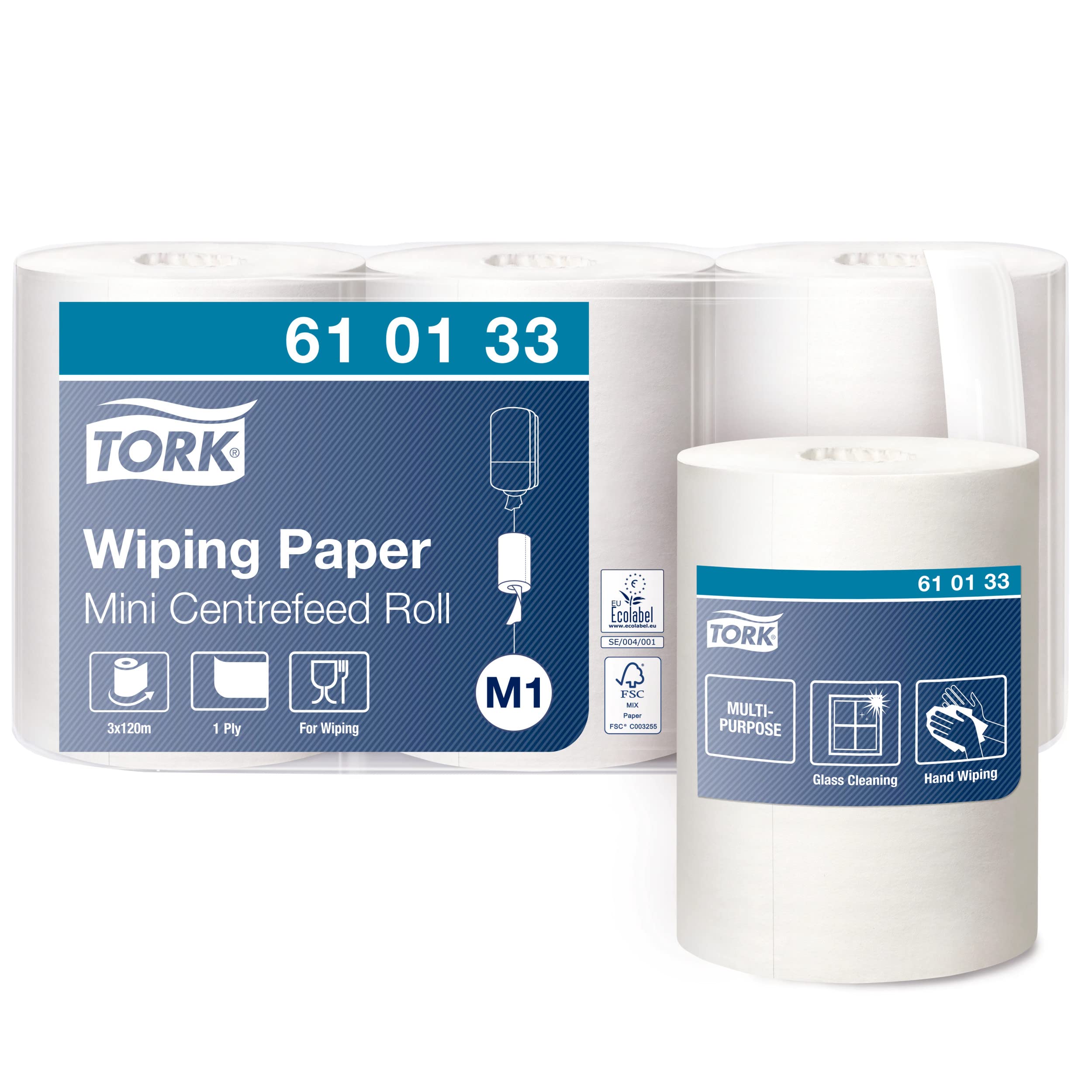 Tork Plus Advanced 101250 Carta Asciugatura 6x160m 2 Veli
