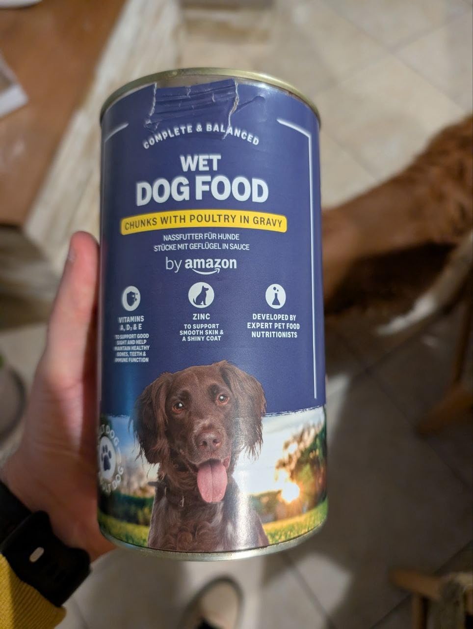 by Amazon cibo umido cane bocconcini pollo 1,24kg