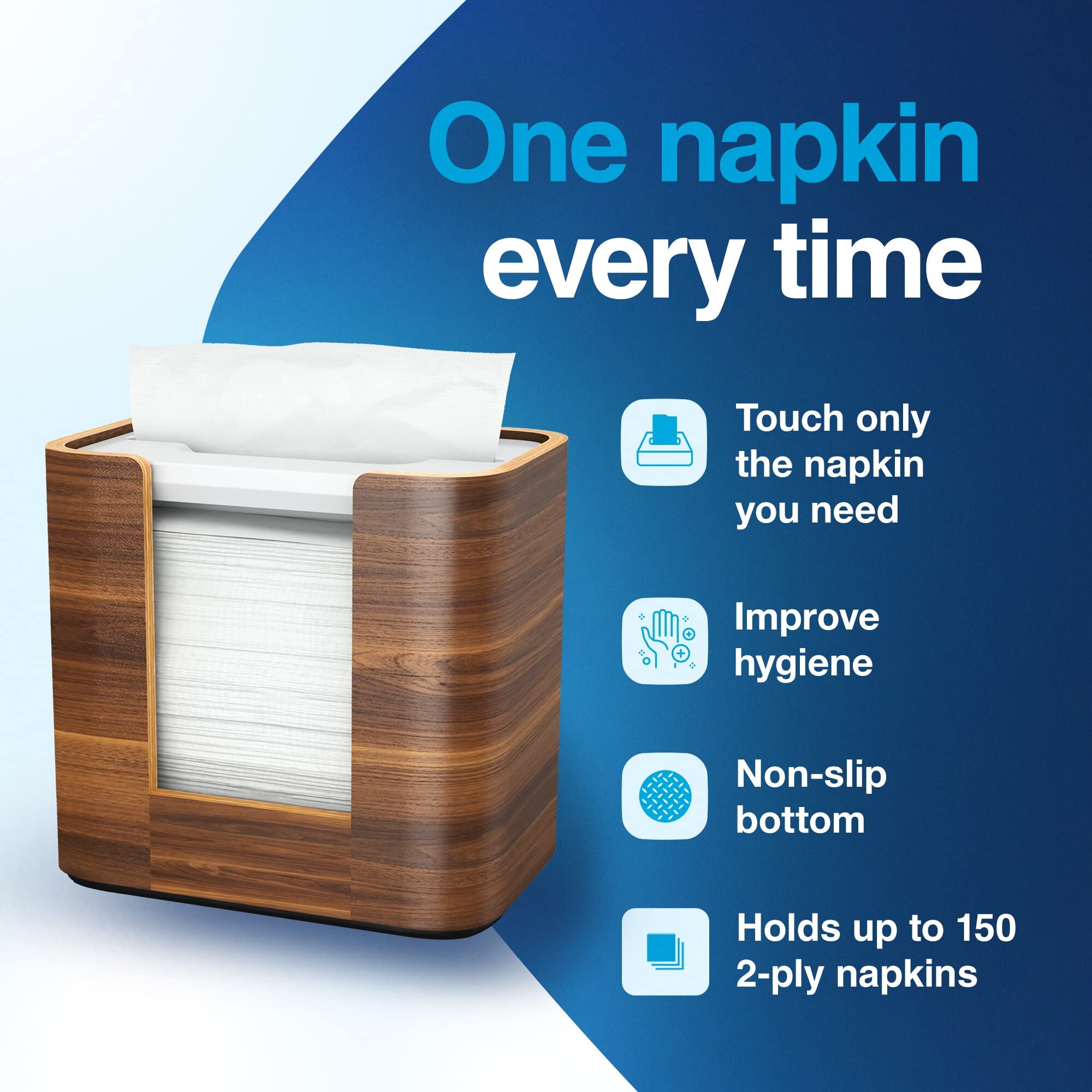 Tork Xpressnap 72900 dispenser tovaglioli da tavolo noce N4