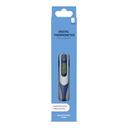 Healthcare by Amazon Termometro Digitale Blu Rapido