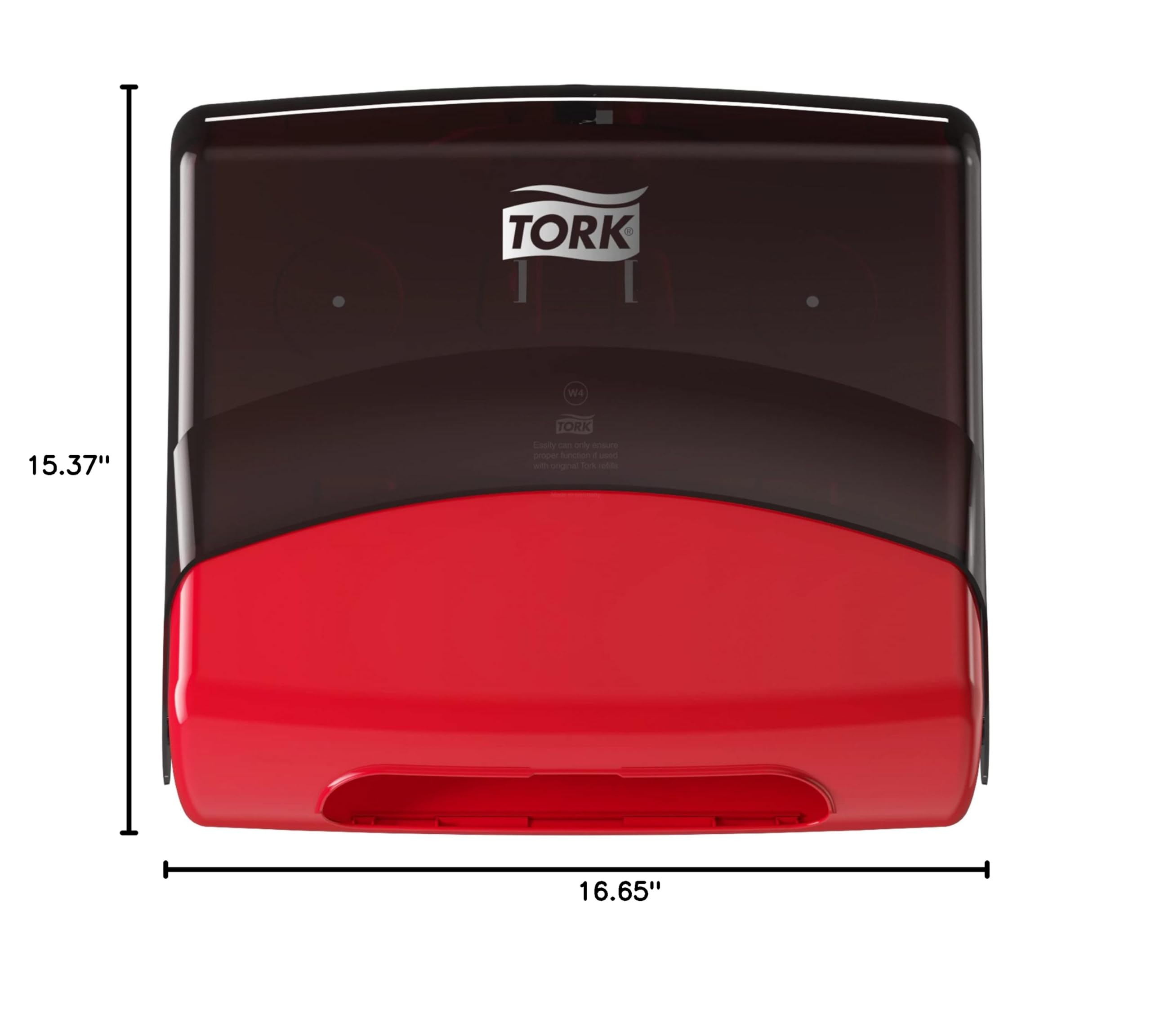 Tork Performance 654008 distributore a muro rosso nero W4