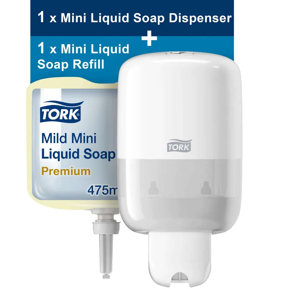 Tork Mini dispenser sapone liquido da parete ricarica