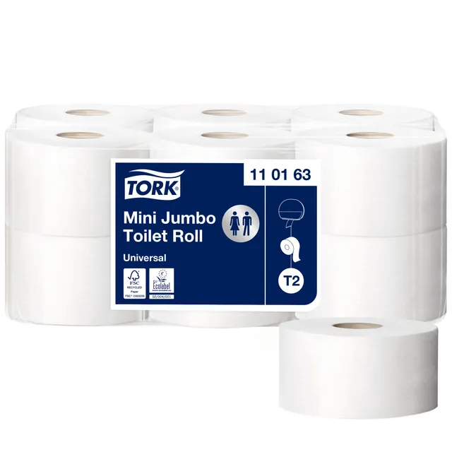 Tork Advanced 110163 carta igienica mini jumbo 12 rotoli