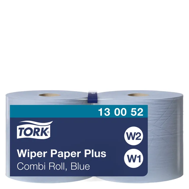 Tork 130052 carta asciugatura QuickDry blu 2 rotoli 2 veli