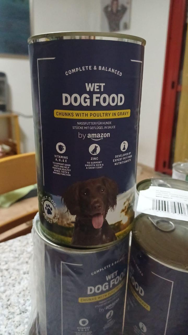 by Amazon cibo umido cane bocconcini pollo 1,24kg