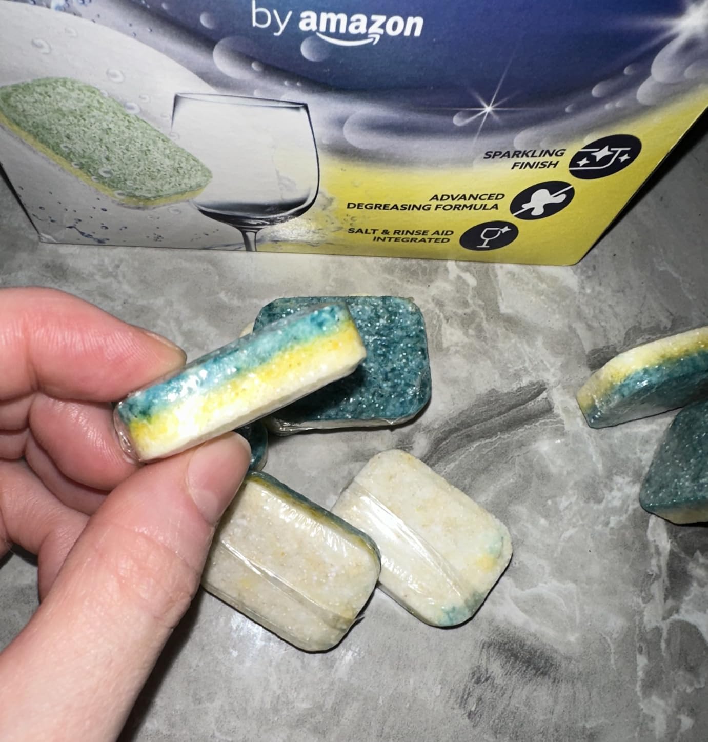 by Amazon All-in-One pastiglie lavastoviglie limone 40 pz