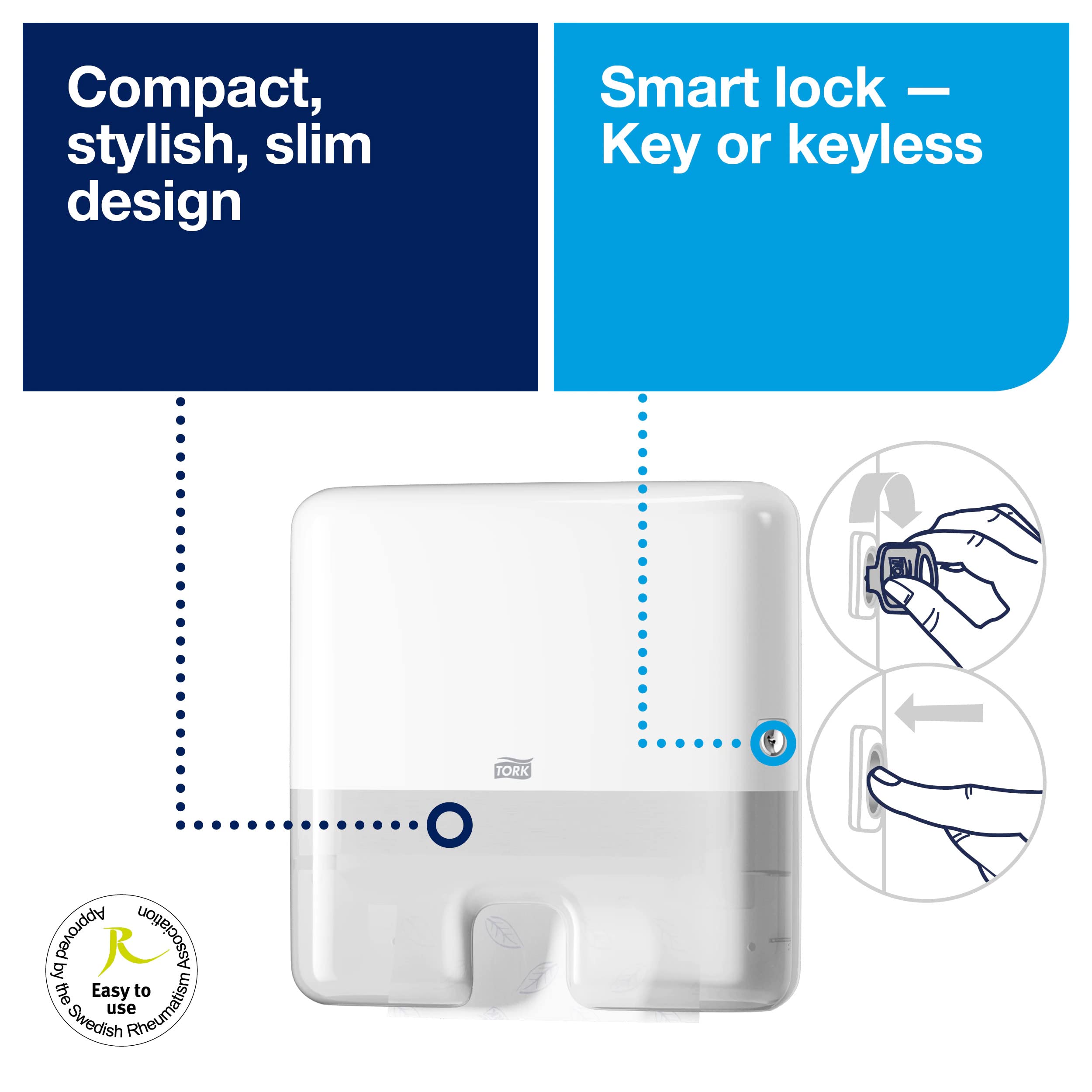 Tork Xpress 952100 Dispenser Asciugamani Mini Starter Pack H2