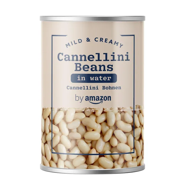 by Amazon Fagioli Cannellini in Acqua 400g vegani