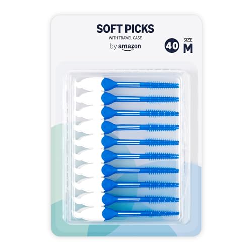by Amazon Scovolini Morbidi Misura Normale interdentali 80 pezzi blu