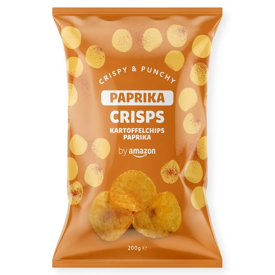 by Amazon patatine paprika 200g croccanti vegetariane