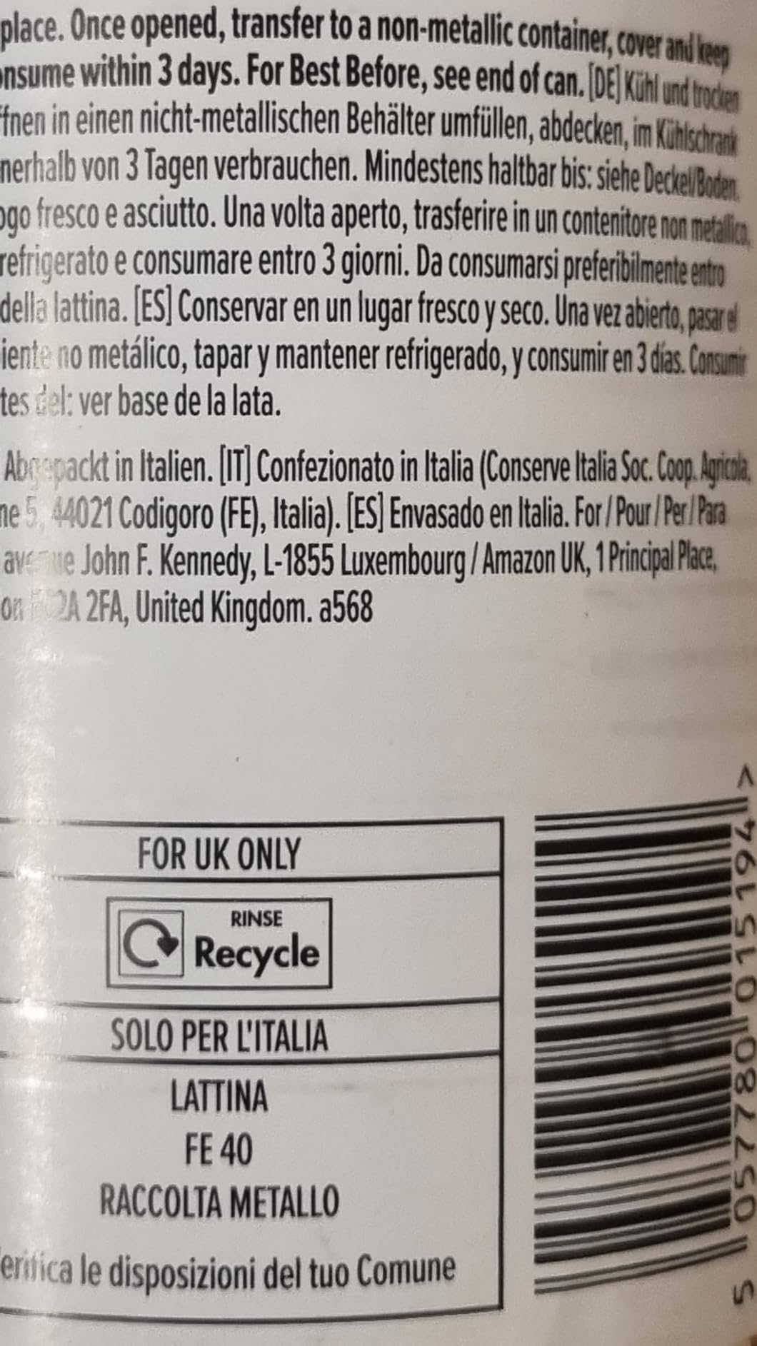 by Amazon Fagioli Cannellini in Acqua 400g vegani