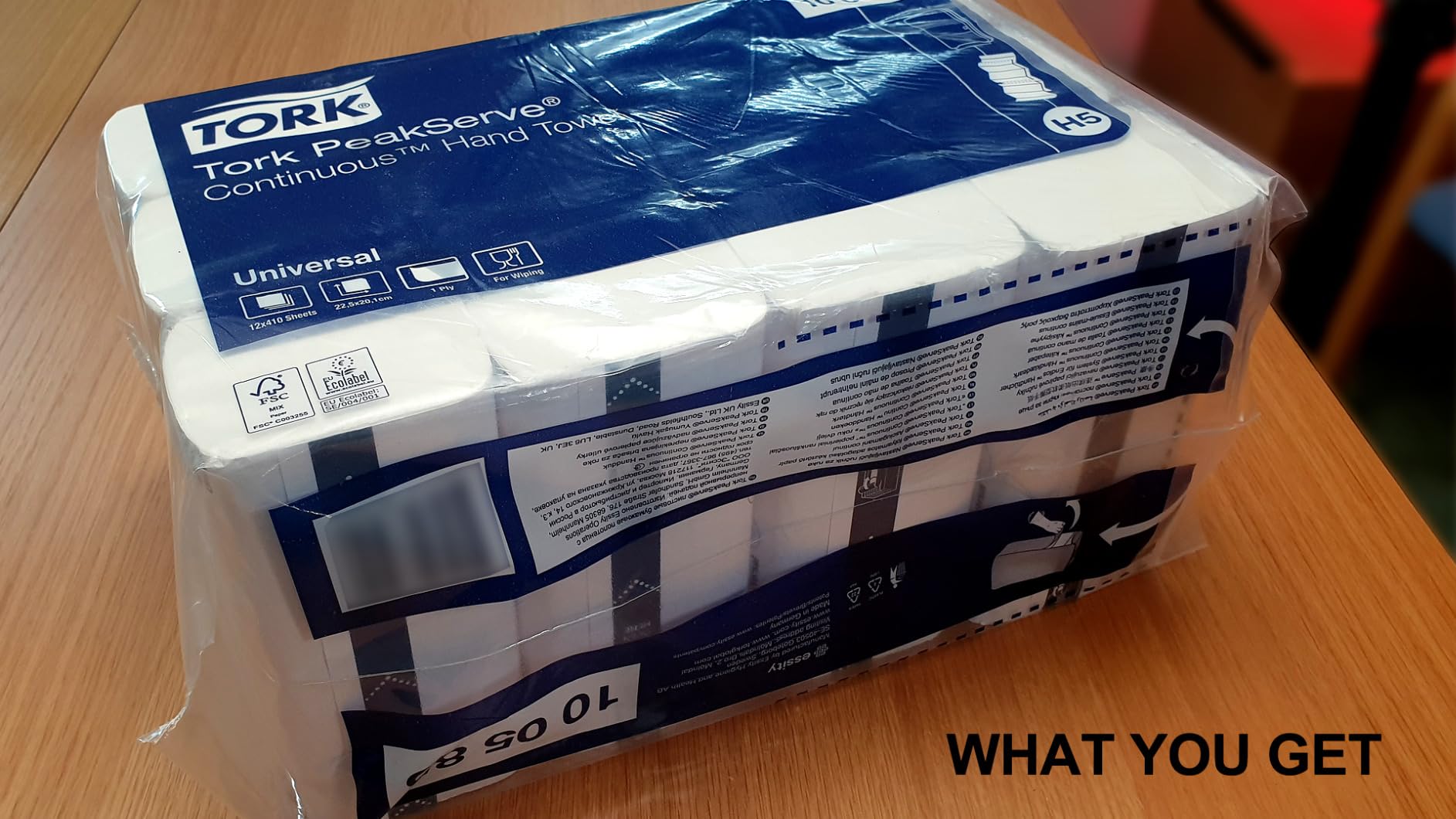 Tork PeakServe Universal 100585 asciugamani carta H5 12x410