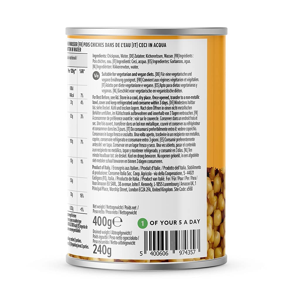 by Amazon Ceci in Acqua 400 g Prodotto Italiano Vegani