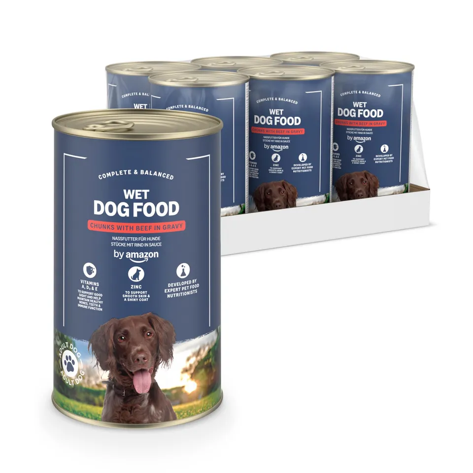 by Amazon Bocconcini Manzo in Salsa Cibo Umido 6x1,24kg