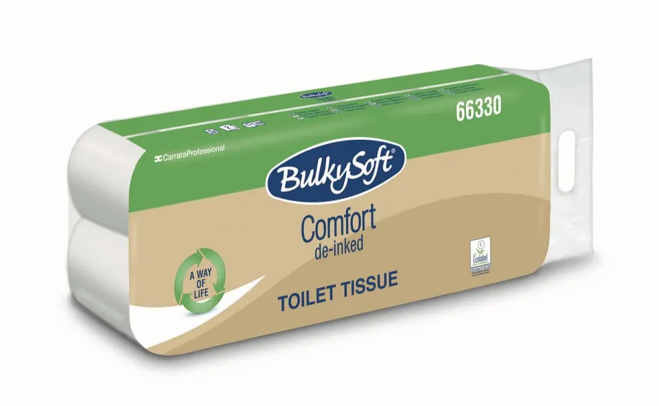 Bulkysoft Comfort carta igienica 10 rotoli 2 veli 160 strappi