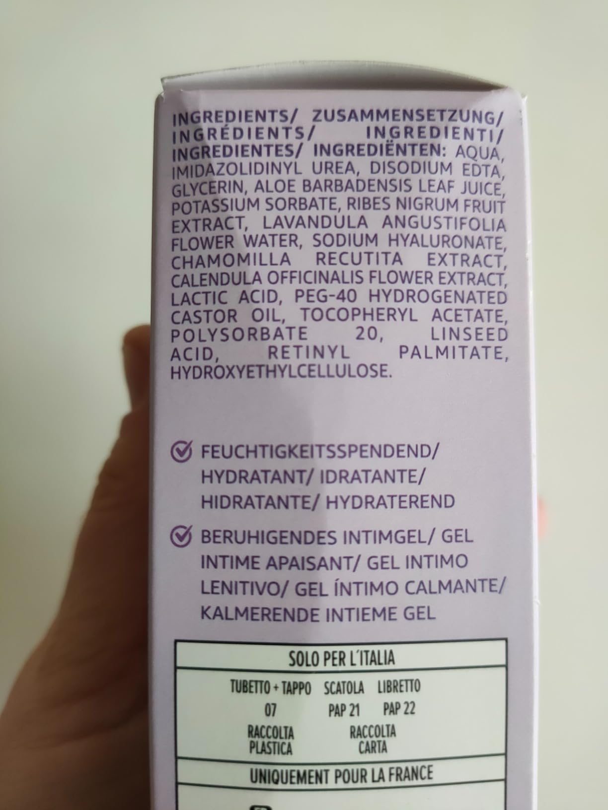 Healthcare by Amazon gel secchezza vaginale 6x5 ml idratante