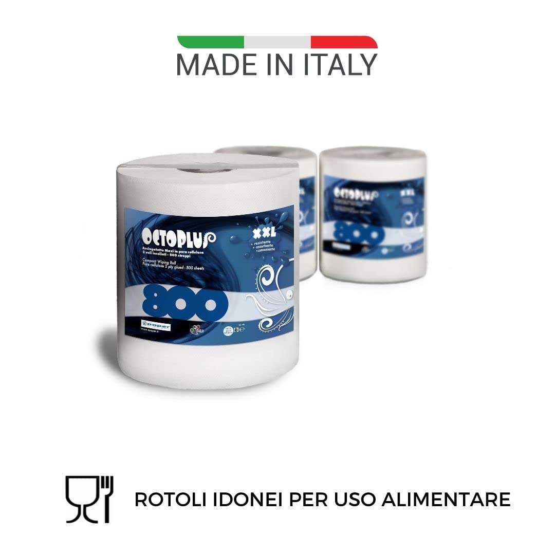 Zpaper P800 Octoplus asciugatutto 3 rotoli 800 strappi