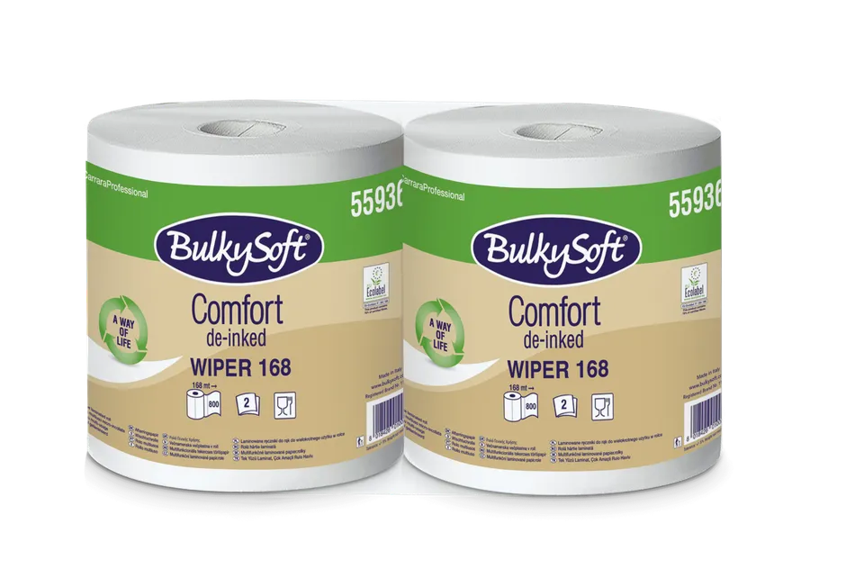 Bulkysoft Comfort Wiper 168 rotolo carta 2 veli