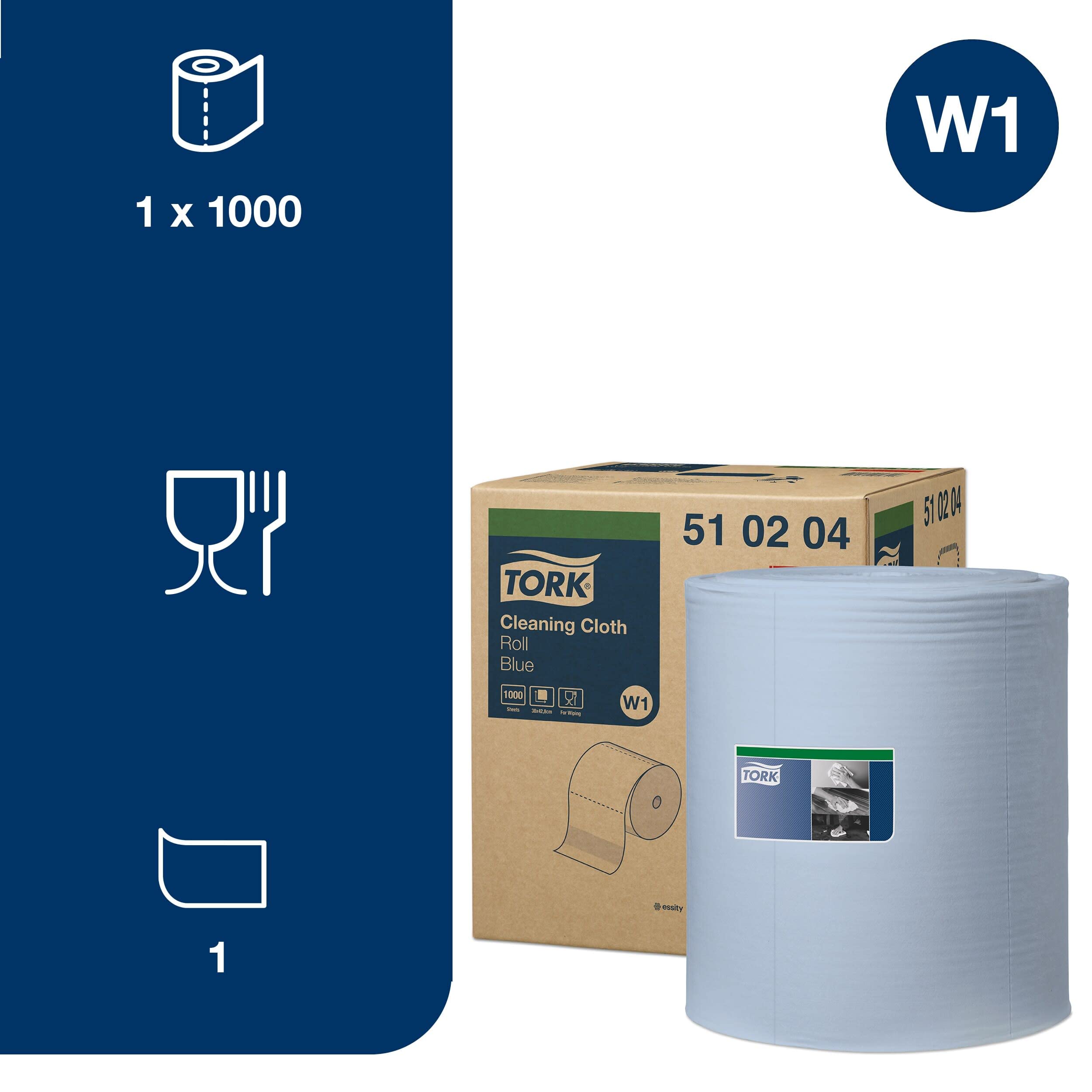 Tork Premium 510204 panno pulizia 1 rotolo 380 m blu assorbente