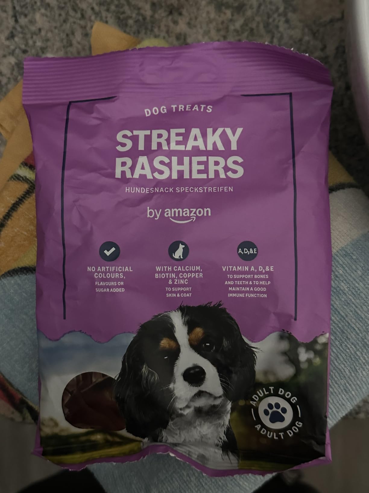by Amazon Streaky Rashers snack cani 85 g pancetta