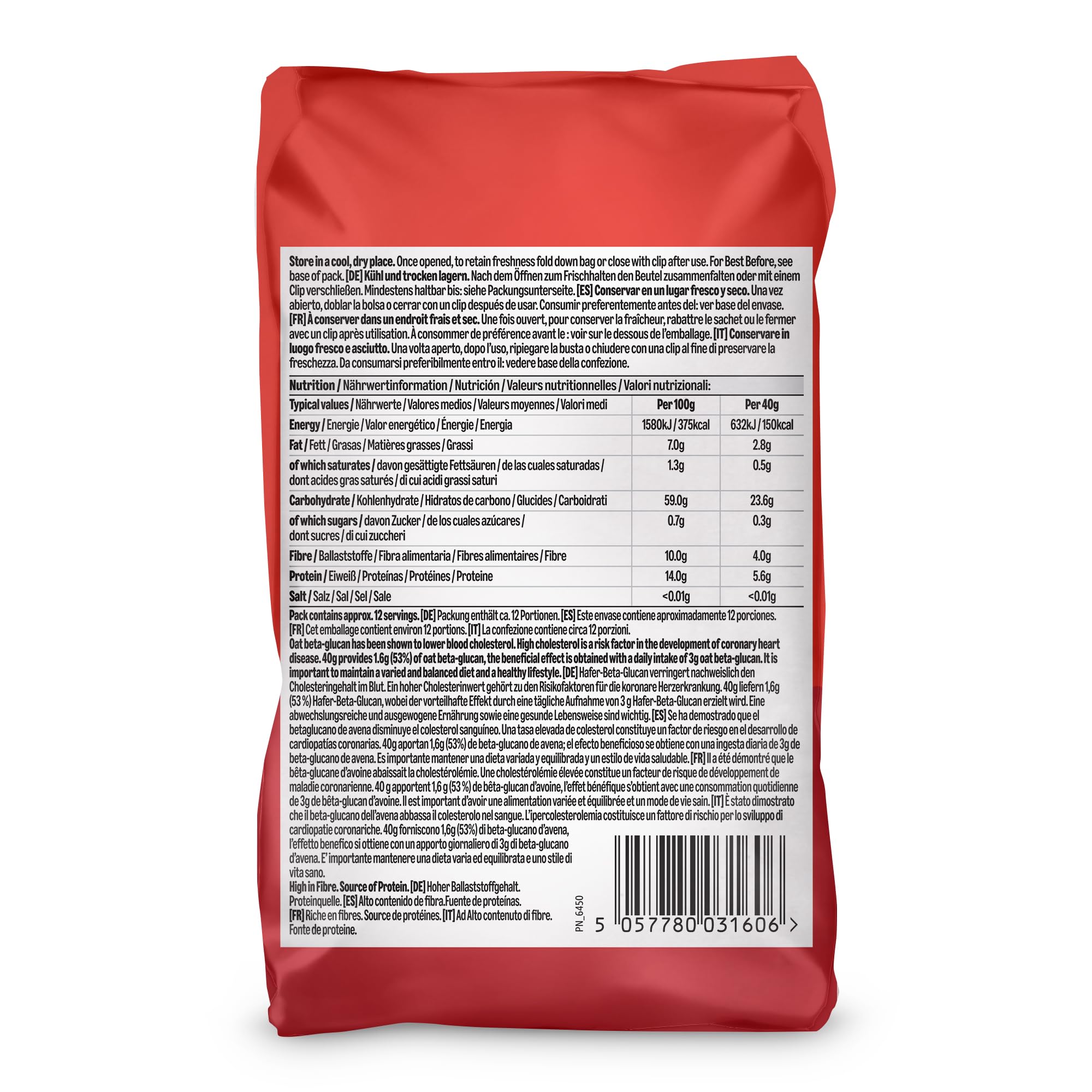 by Amazon fiocchi d'avena 500 g ricchi di fibre