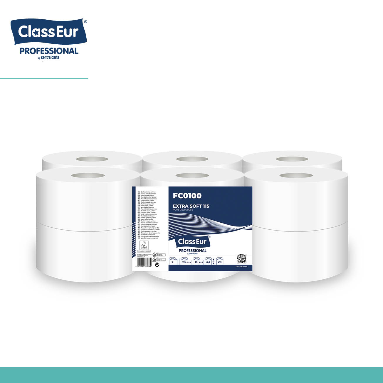 Centralcarta Extra Soft 115 carta igienica jumbo