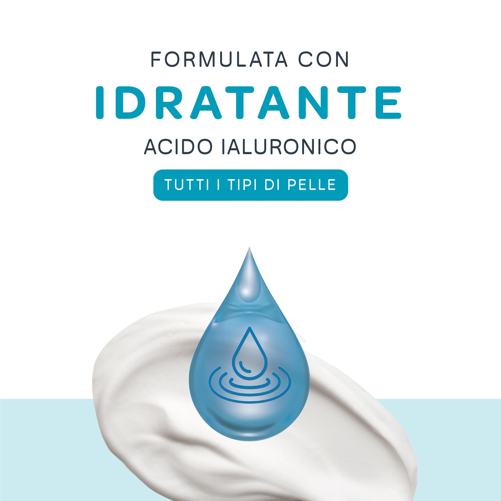 by Amazon Crema Viso Acido Ialuronico 50 ml Pelle Sensibile