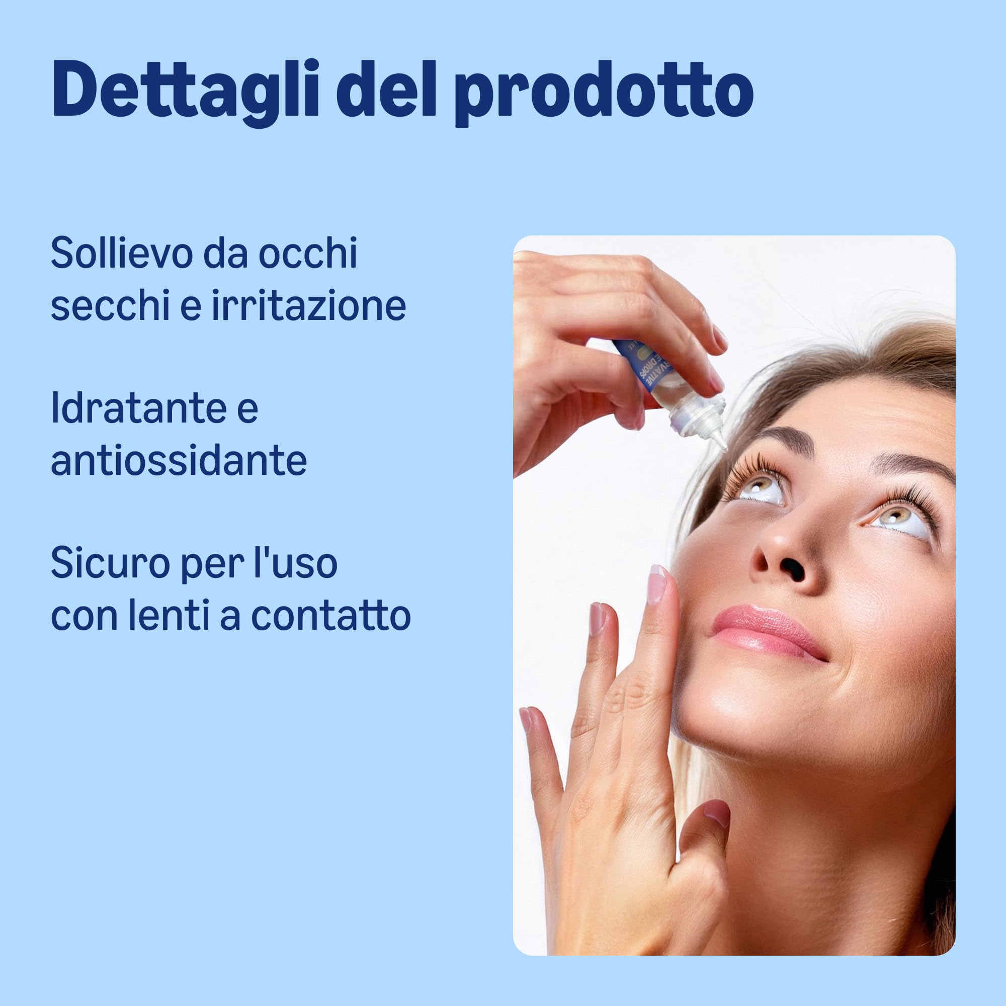 Healthcare by Amazon collirio senza conservanti 10 ml occhi secchi