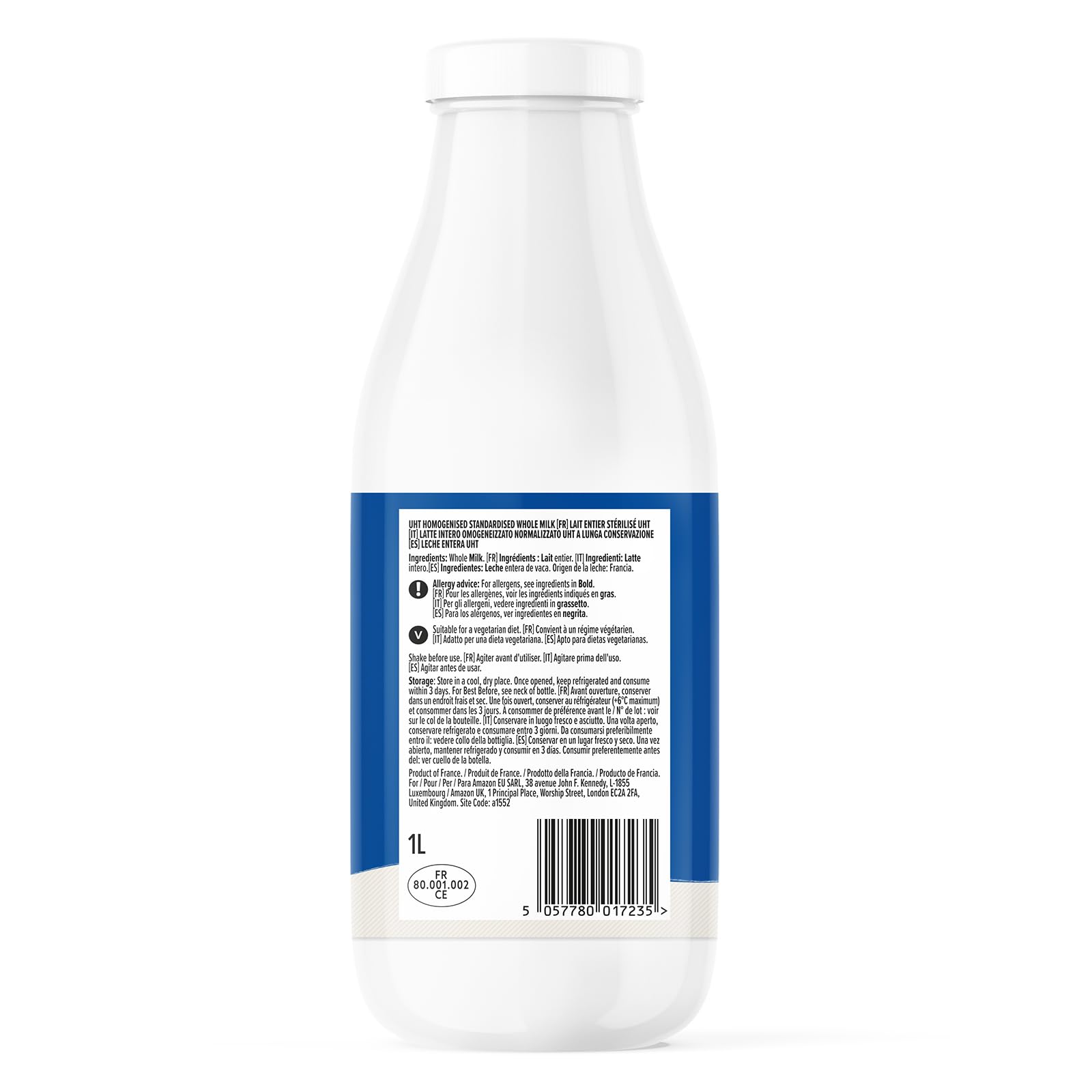 by Amazon Latte Intero UHT 6x1L lunga conservazione
