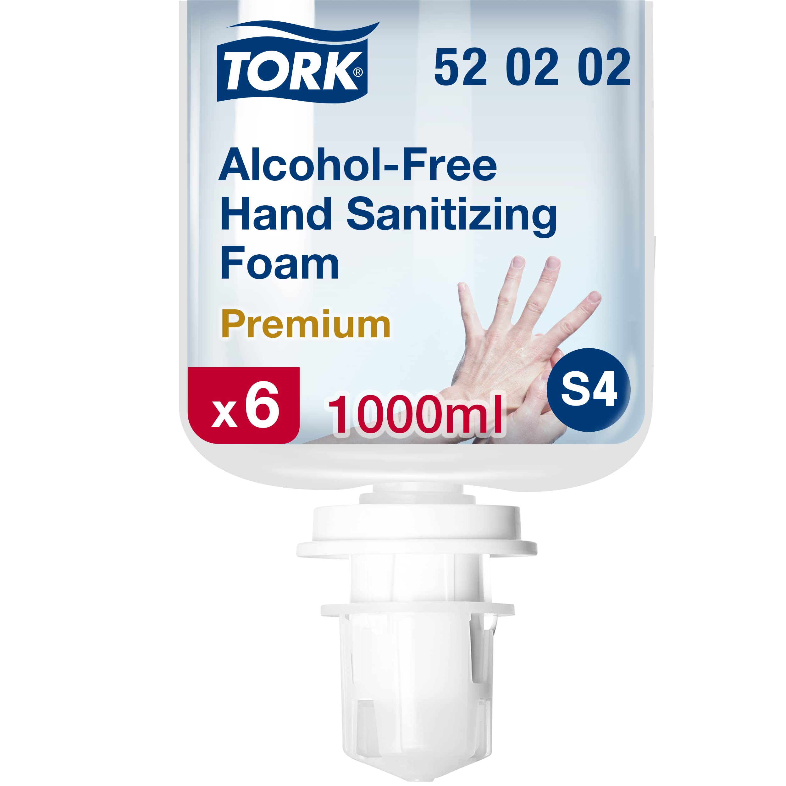 Tork S4 520202 schiuma igienizzante mani senza alcool 6x1000 ml