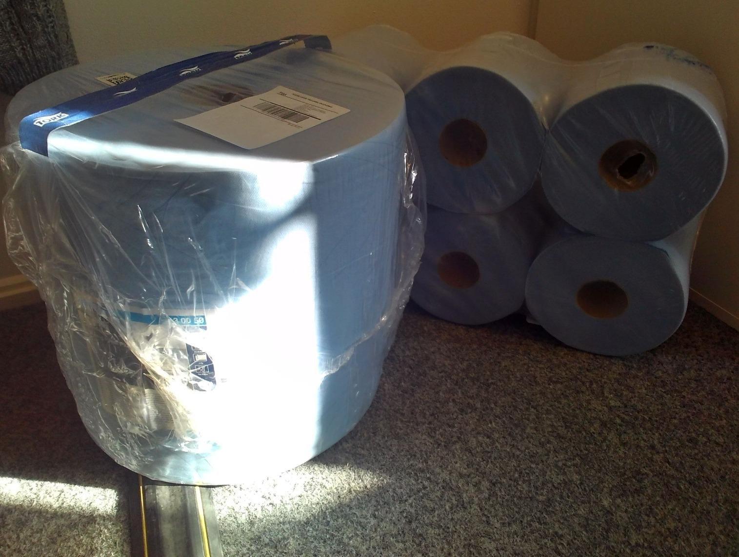Tork 130050 QuickDry rotolone carta blu 510m 1 pezzo