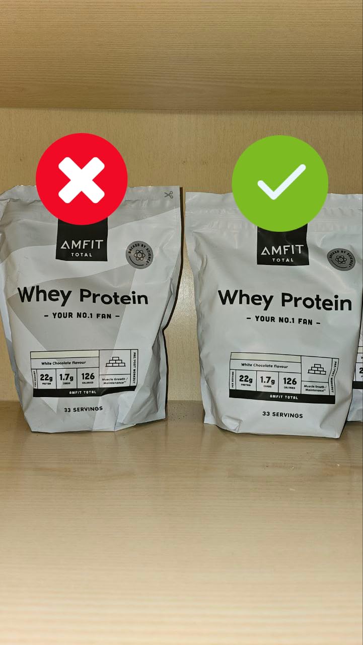 by Amazon Nutrition Siero Latte Proteine 2x1kg Cioccolato Bianco