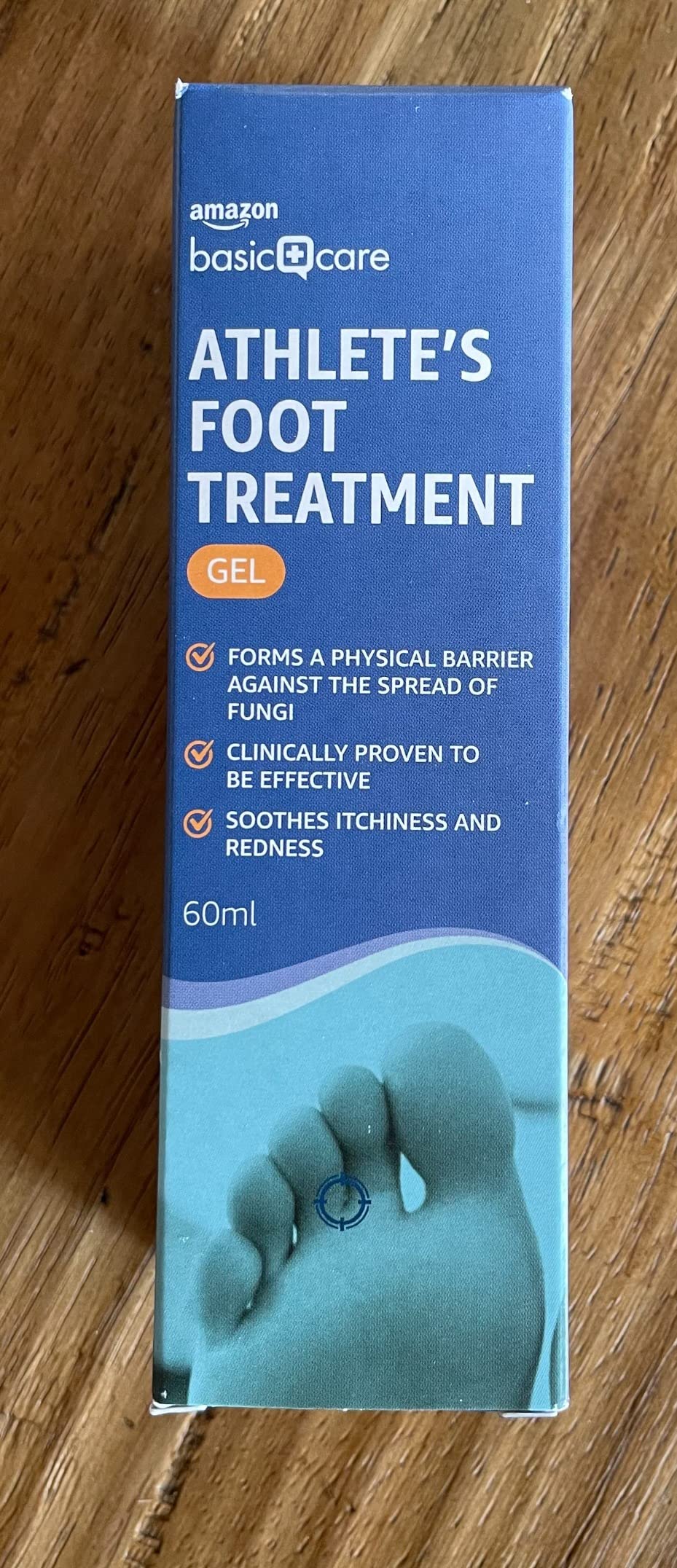 Healthcare by Amazon gel piede atleta 60 ml barriera