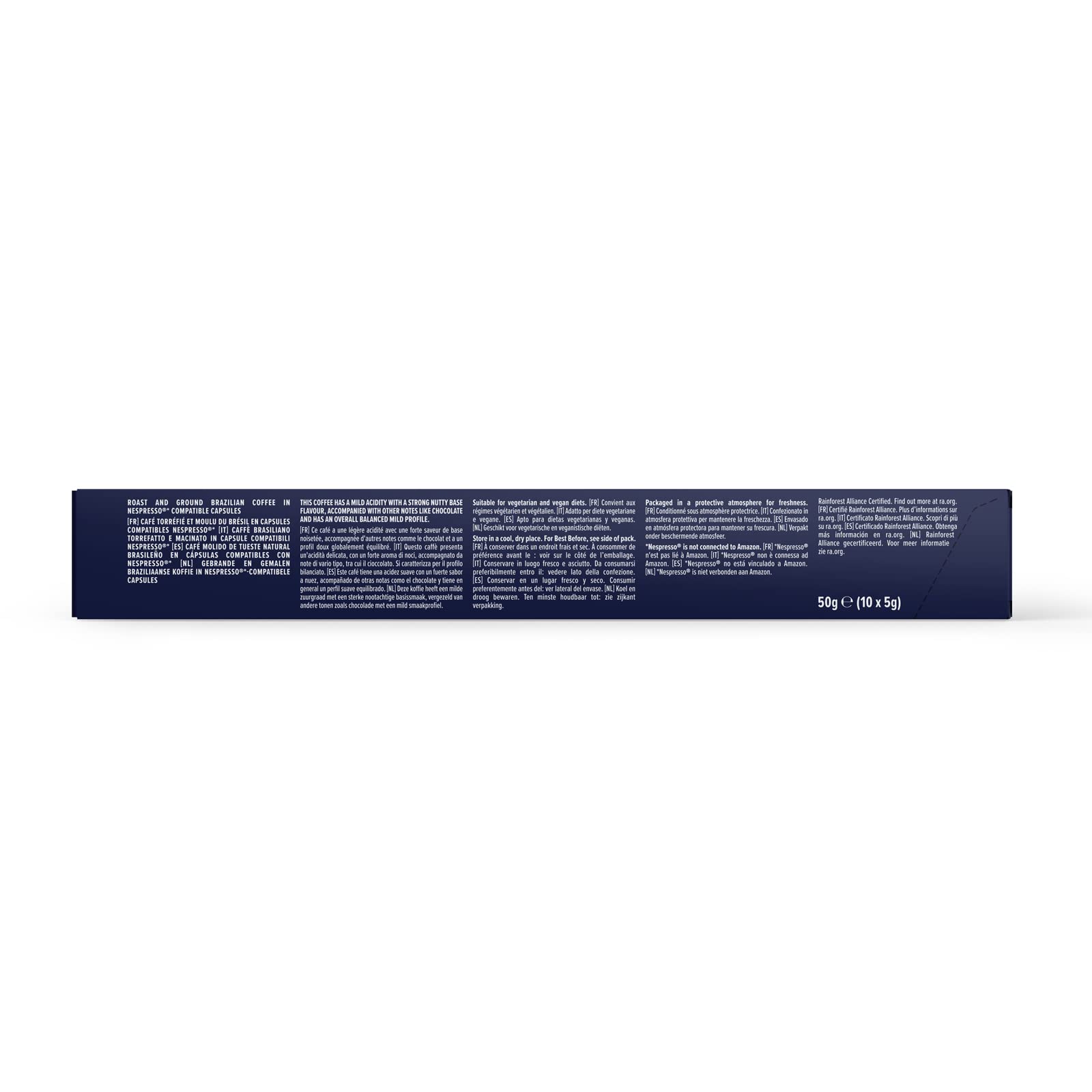 by Amazon Brasiliano capsule caffe 100 pz tostatura media