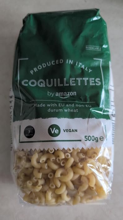 by Amazon Maccheroncini pasta grano duro 500g italiana