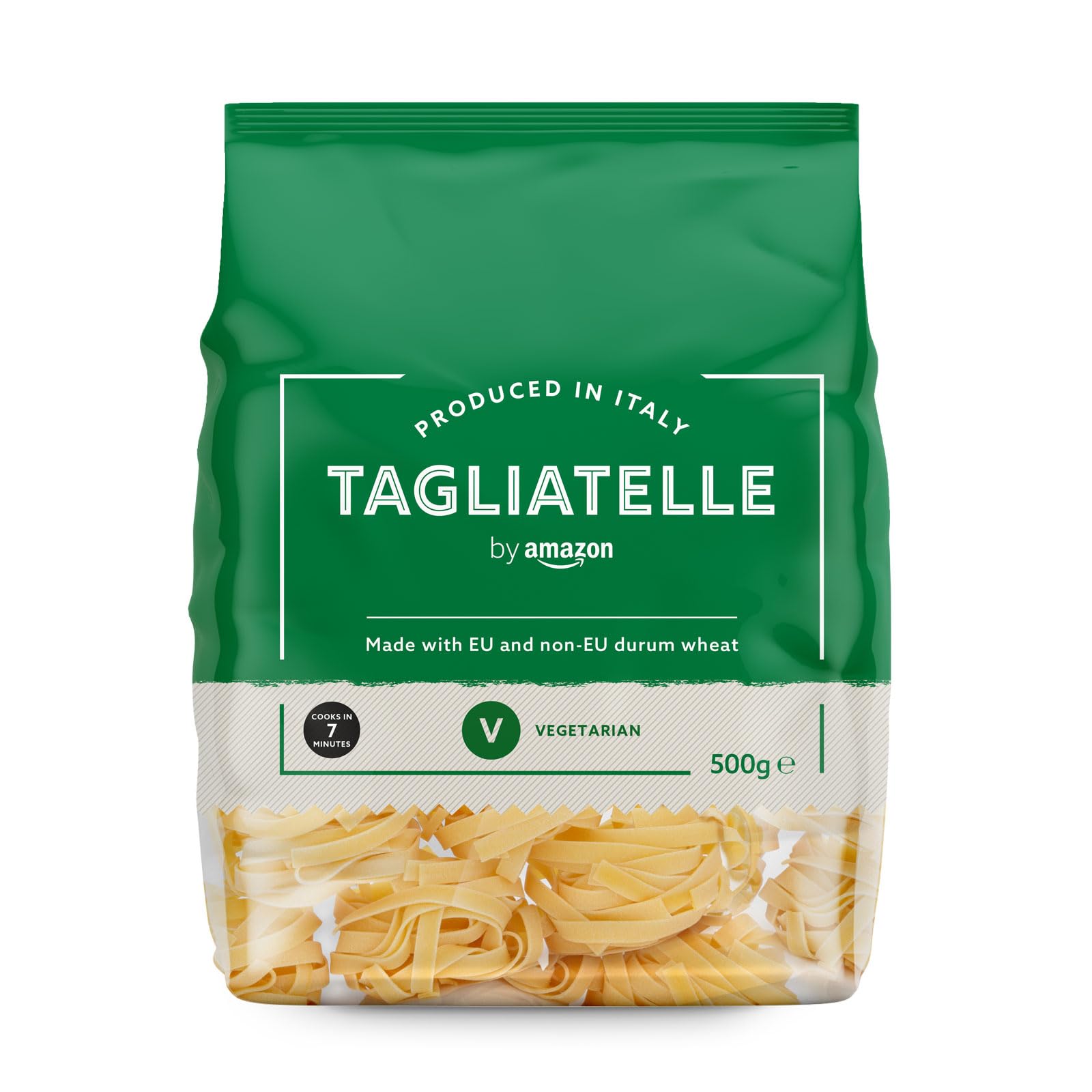 by Amazon Tagliatelle Grano Duro Pasta 500g italiana