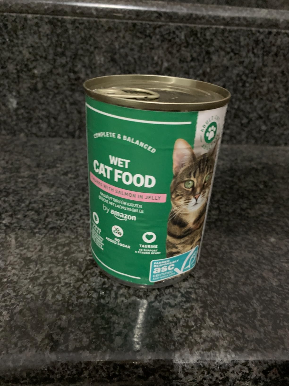 by Amazon cibo gatto umido salmone 6x405g senza cereali