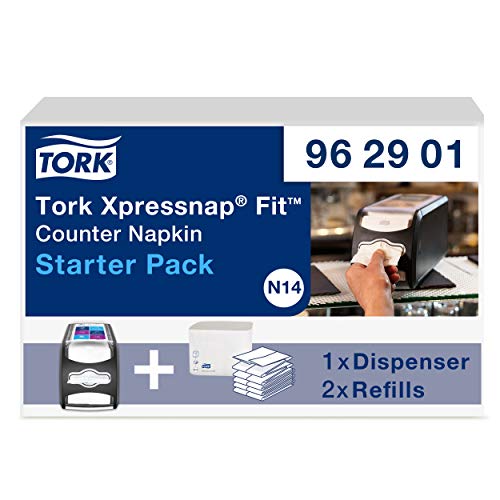 Tork 962901 N14 Xpressnap Fit dispenser tovaglioli nero
