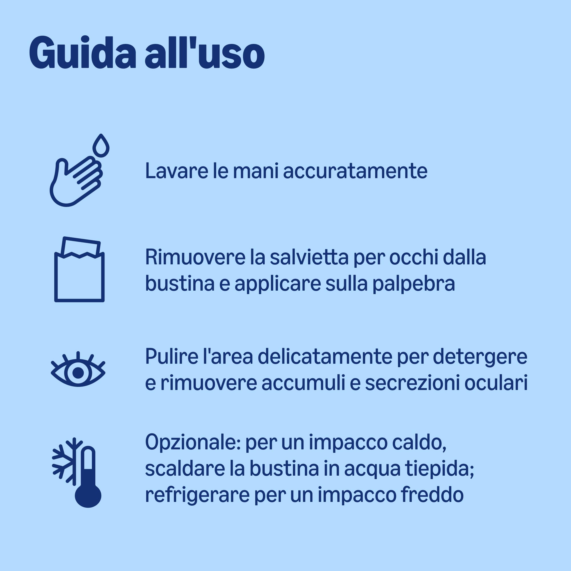 Healthcare by Amazon salviettine palpebre 60 pezzi inodori